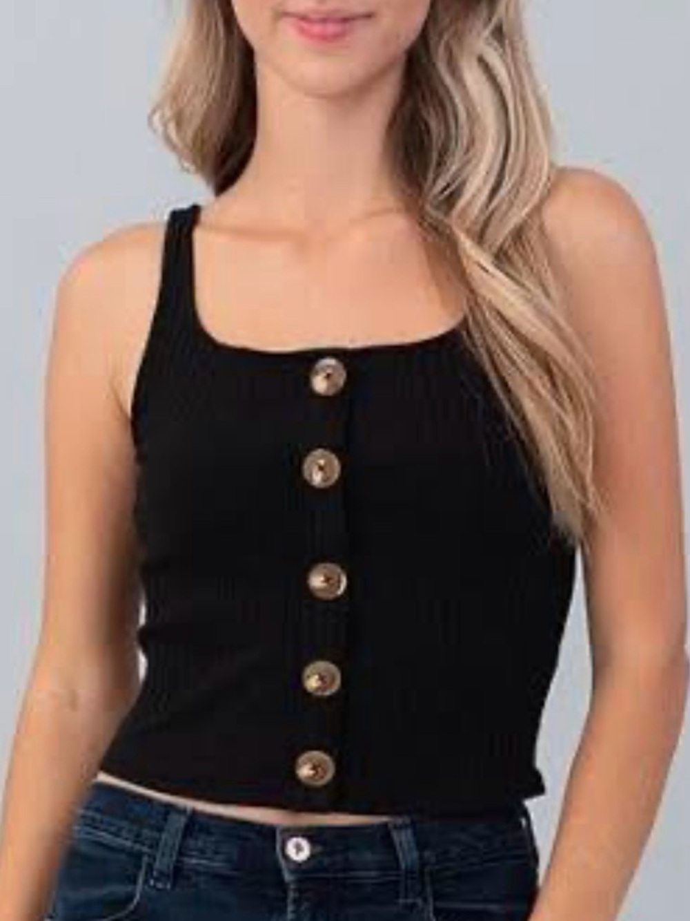 Free People Tank top, black size small